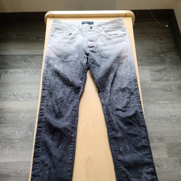 Etro Gradient Paisley Print Denim